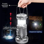 Solar Rechargeable Camping Lantern with Fan