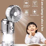 Solar Rechargeable Camping Lantern with Fan