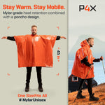 Emergency Mylar Poncho - Survival Rain Poncho