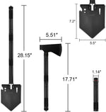 iunio Folding Camping Shovel — Portable Entrenching Tool