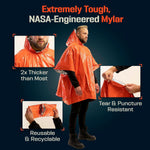 Emergency Mylar Poncho - Survival Rain Poncho