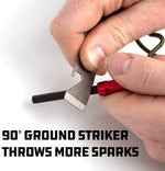 Survival Fire Striker with Tether and Multitool