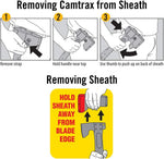 Camillus CAMTRAX 3-in-1 Hatchet, Saw & Hammer Combo Tool