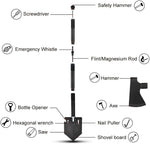 iunio Folding Camping Shovel — Portable Entrenching Tool