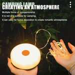 Camping String Lights 2-In-1 Waterproof Portable