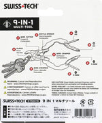 SWISS+TECH 9-in-1 Micro Pocket Multitool