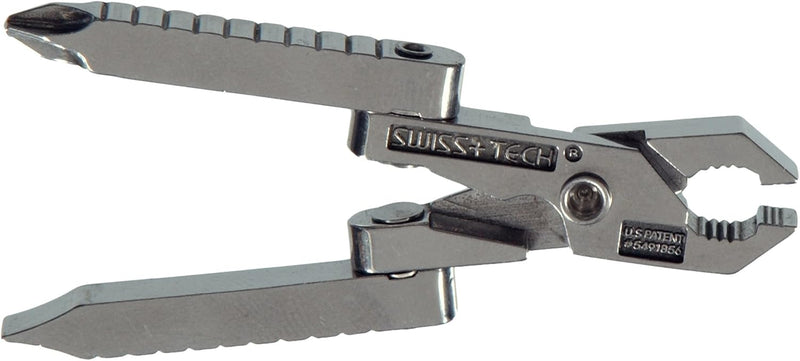 SWISS+TECH 6-in-1 Stainless Steel Keychain Multitool