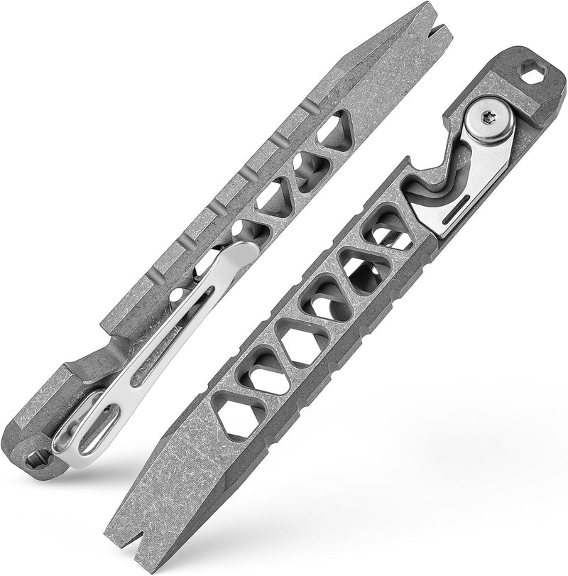 TISUR Titanium EDC Pry Bar with Bottle Opener