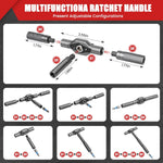 JUMPOW 34-in-1 Ratchet Screwdriver Multitool Set