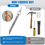 8-in-1 EDC Pry Bar Keychain Multitool Set