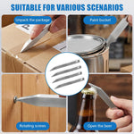 8-in-1 EDC Pry Bar Keychain Multitool Set