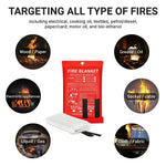 Portable Emergency Fire Retardant Blanket