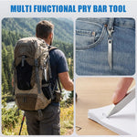 8-in-1 EDC Pry Bar Keychain Multitool Set