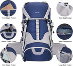 MOSISO 50L Waterproof Hiking & Camping Backpack