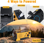RunningSnail Emergency Solar Hand Crank Weather Radio