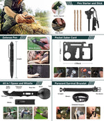 260Pcs Survival Kit - Camping Hiking Hunting Emergency Kit
