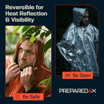 Emergency Mylar Poncho - Survival Rain Poncho