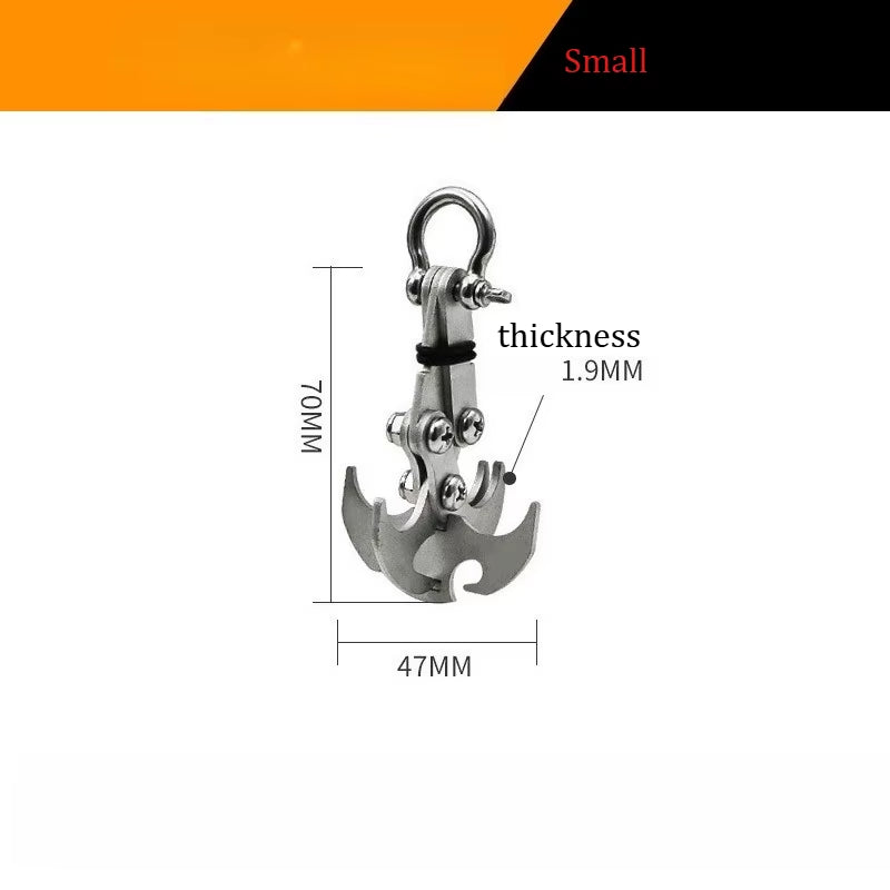 Heavy Duty Grappling Hook Claw Multitool