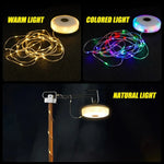 Camping String Lights 2-In-1 Waterproof Portable