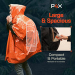 Emergency Mylar Poncho - Survival Rain Poncho
