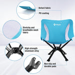 VILLEY Portable Folding Camping Chair — 330lb Capacity